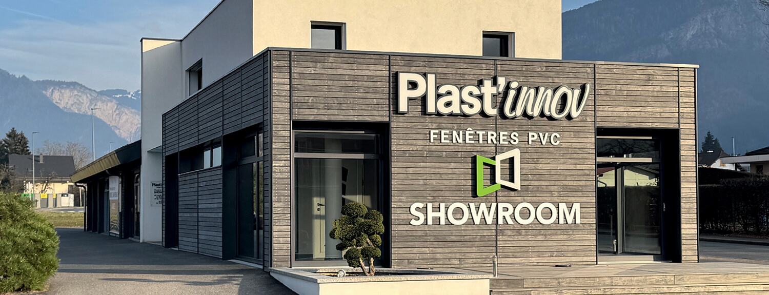 Showroom fenêtres PVC à Marnaz 74