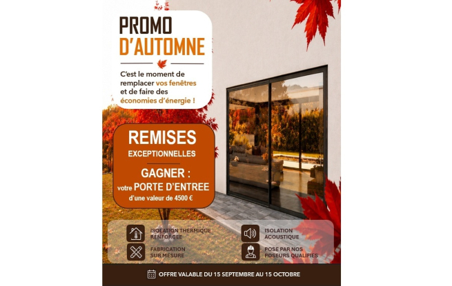 PROMO D'AUTOMNE